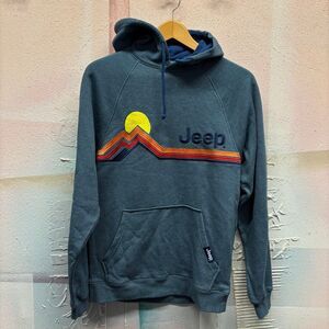 needs code Jeep Embroidered Hoodie Sweatshirt S Front Pocket Outdoors Travel Cam